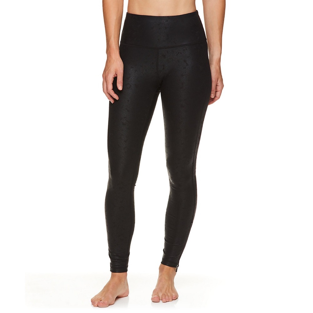High Waisted Faux Leather Legging
